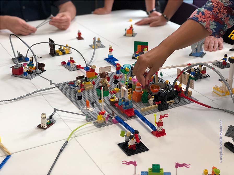 4D Mapping einer Gedankenlandschaft mit LEGo SERIOUS PLAY